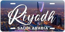 Riyadh Saudi Arabia Novelty Car License Plate picture