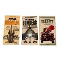 Arco Military Guide To Modern Bombers, US Army, Airborne Missiles ,3 BOOKS 1980s picture