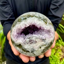 1.85LB Natural Amethyst Agate Opening Smile Quartz Cluster Crystal Specimen Heal picture