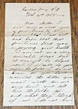1865 Civil War Letter Harper's Ferry Court Martial Drunk Lincoln Thomas Clarke picture