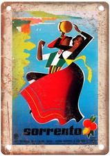 Vintage PUPPO Mario Travel Poster Retro Look Sign T1650 picture
