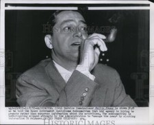 1955 Press Photo Philip Young at House Government Operations Hearing Washington picture