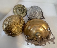 Antique Brass Hanging Oil Lamp Chain Motor Elevator Canopy Choose Style Negotiat picture