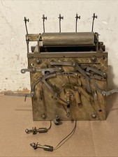 Antique Winterhalder 5 Tube Chiming Hall Grandmother Clock Movement Parts picture