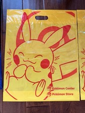 3x Pokemon Center Japan Plastic Shopping Bag And Promotional Pamphlets picture