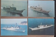 USS NEWPORT, MOUNT VERNON, BARNSTABLE, FAIRFAX Unused POSTCARDS US Navy Ships picture