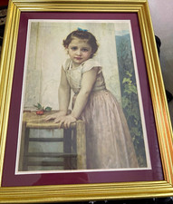 Rare, Vintage 1896 “Yvonne” portrait by William-Adolphe Bouguereau picture