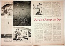 Vintage 1960 Westways Magazine Skydiving Article Print Ad Jacques Istel picture