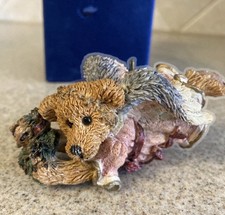 Boyds Bears Hope Angel Bear W/Wreath Ornament 2