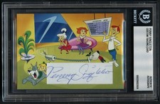 Penny Singleton d2003 signed autograph Custom Cut Actress Blondie BAS Slabbed picture