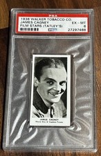 1936 JAMES CAGNEY WALKER TOBACCO CO TATLEYS FILM STARS ACTOR PSA 6 picture