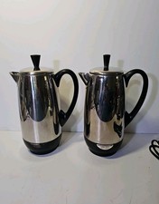 Vtg  Faberware Superfast 12 Cup Percolator Coffee Pot Model 142  Stainless. Each picture