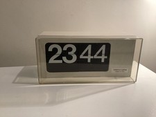 SOLARI C & UDINE CIFRA 6 CLOCK FOLDING. FLIP. ITALY 1970 SPACE AGE DESIGN picture