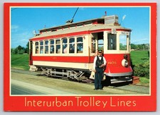 Yakima Washington Interurban Trolley Lines Vintage 1976 Photochrome Postcard picture
