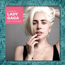 Lady Gaga 2027 Wall Calendar 12 Month Celebrity Photo Fan Collectible picture