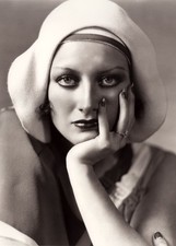Dramatic JOAN CRAWFORD - Movie Star with Long Career - Image 5 x 7 inch Reprint picture