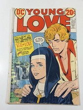 Young Love #104 - DC Comics 1973 - Veil of Love Forbidden Nun picture