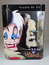 Disney Parks Villains Cruella De Vil 101 Dalmatians Collector Doll 88010 New picture