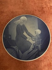 Vintage Royal Copenhagen Denmark 1980 Mother’s Day Plate Mors Dag 6” picture