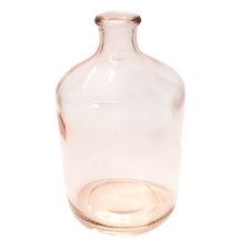 Pink Glass Bud Vase 5.25