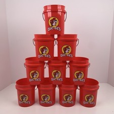 (10) Buc-ee’s Buc-ees Mini Bucket Cup Official Logo Collectible Bucees Pail picture