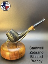 Vintage Stanwell Zebrano Blasted Brandy Tobacco Pipe picture