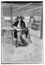 Photo:Anna Case Portrait Seated on Ship Deck c1915-1920 picture