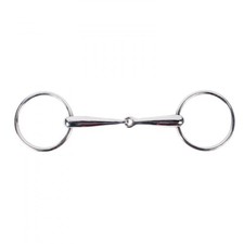 HORZE Loose Ring Snaffle Bit - 55mm Rings - 5,Bits, Silver picture