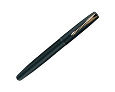 Parker Frontier Matte Black GT Gold Plated Trim & Nib Ink Fountain Pen Gift Box picture