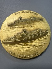Home Lines Gold Medal M.V. Atlantic & S.S. Oceanic Bertoni Milano 1980s Maritime picture