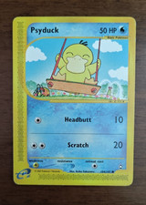 Psyduck 104/147 Aquapolis Non Holo Pokemon card ENG TCG 2002 WoTC NM- picture