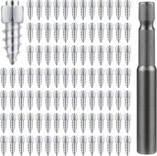 200Pcs Screw in Tire Studs, 4X12 Mm Wheel Tyre Studs for Winter Snow Tire Spikes picture