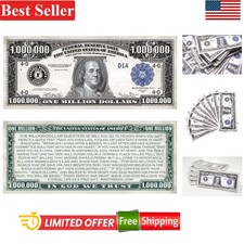 Christian Gospel Tracts Pack of 100 with Million Dollar Bill 6.13 x 2.63 in picture