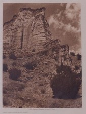 Cave Dwellins Near Jemez - Edward Curtis 1925 Photogravure picture