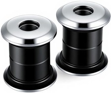 Polyurethane Handlebar Riser Bushings Black Urethane fr Harley Chrome#Black picture