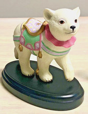 1995 Lenox Carousel Babies Baby Polar Bear HTF picture