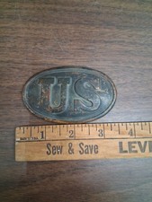 3 civil war repro belt buckles picture