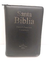 Vtg Santa Biblia Fuente De Bendiciones Spanish Bible 1960 Zippered FLAW picture