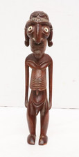 ATQ Carved Wood Moai Kavakava Ancestor Fertility Figure Easter Island Rapa Nui picture