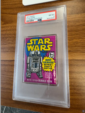 Vintage 1977 Topps Star Wars 3rd Series Sealed Unopened Wax Pack PSA 8  picture