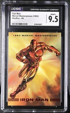 Iron Man - 1993 SkyBox Marvel Masterpieces #4 CGC 9.5 MINT+ picture