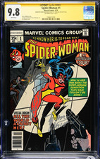 Marvel Spider-Woman #1 (1978) CGC 9.8 Signed Stan Lee Marv Wolfman picture