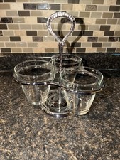 Vintage 1968 Irvinware Gourmet Susan 3 Section Server, Made In USA. picture