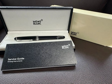 Montblanc Meisterstuck 163 Black and Platinum Rollerball Pen picture