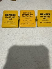 Hensley Hybrids Inc. Vintage Advertising Memo Clips picture