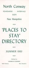 1962 North Conway Hotel Motel Inns Directory Brochure picture