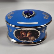 Ardleigh-Elliott  Titanic Heirloom Porcelain Music Box Jack Dawson's Luck COA picture