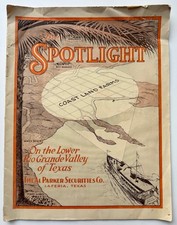1928 Spotlight On the Lower Rio Grande Valley of TEXAS w/INSERT Photo Book GUIDE picture