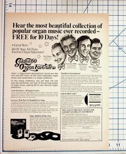 Vintage Golden 60 Organ Favorites Music Ad Lawrence Welk Bob Ralston Jerry Smith picture