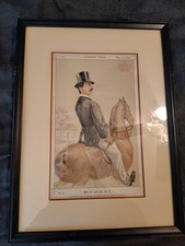 Framed Matted Original 1870 Vanity Fair Men of the Day Print With Bio Sheet picture